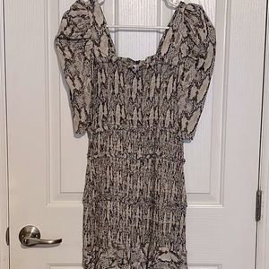 Vestique snakeskin dress